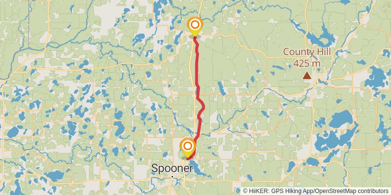 Wild River Trail stage 4 Map