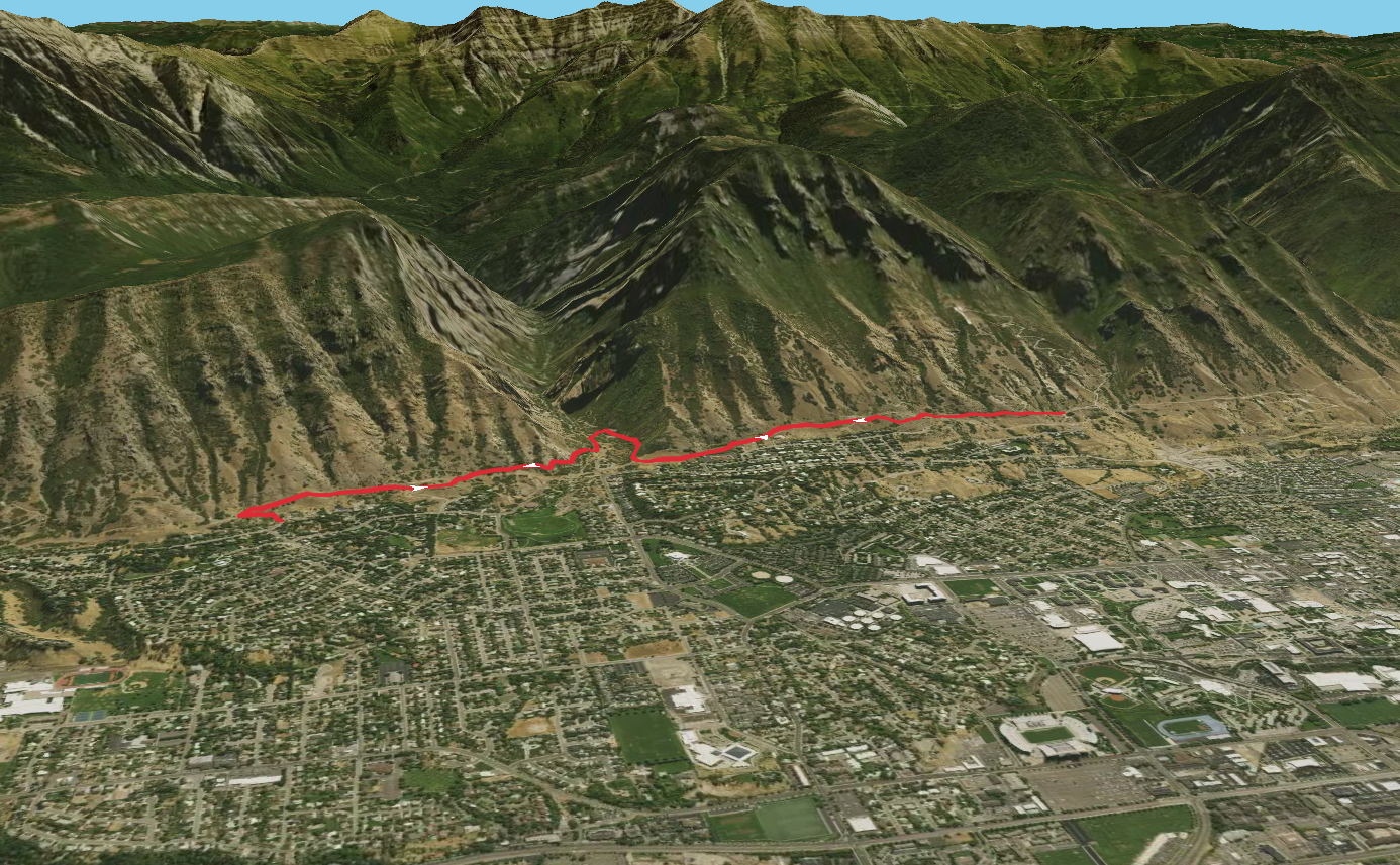 Bonneville Shoreline Trail from Terrace Drive