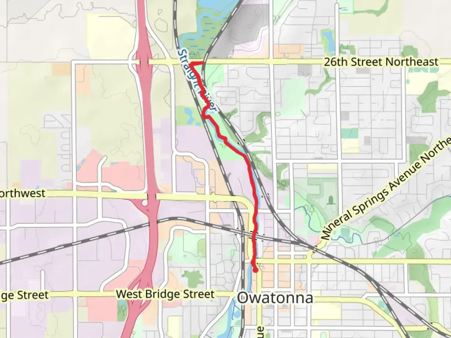 An image depicting the trail Ihlenfeld Trail and Lange Woods Trail and its surrounding area.