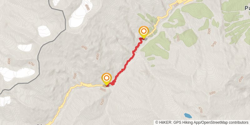 Sach Pass Trek stage 5 Map
