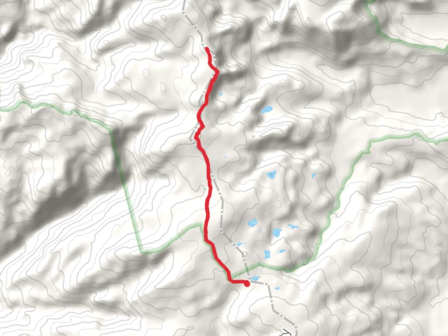 An image depicting the trail Wyoming Trail via Buffalo Pass and its surrounding area.