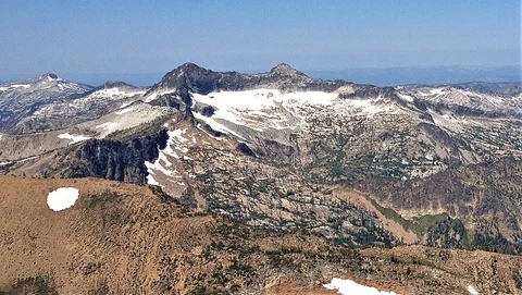 An image depicting the trail Saint Mary Peak Trail and its surrounding area.