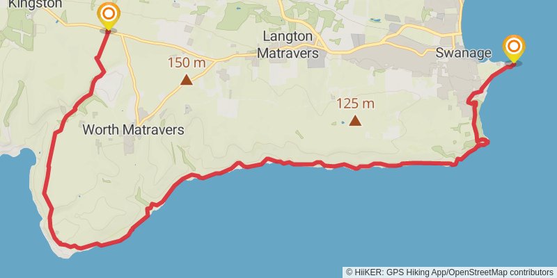 Purbeck Way stage 2 Map
