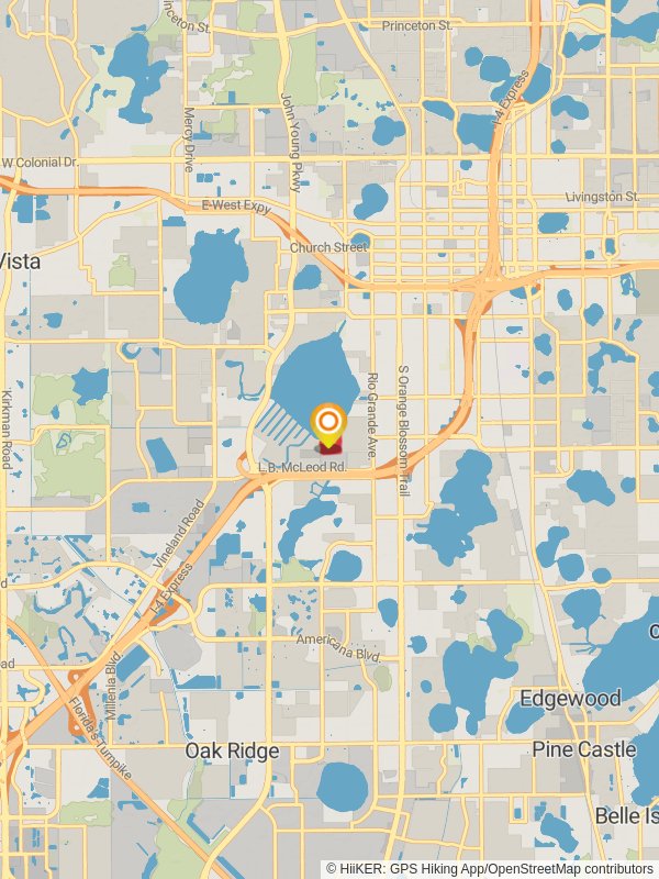 Clear Lake Park Loop mobile static map