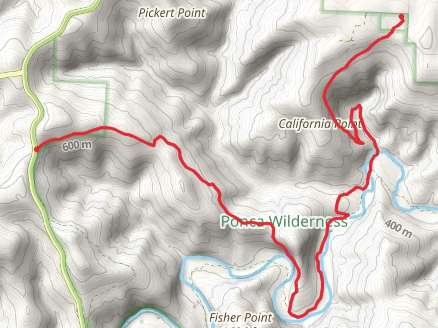 An image depicting the trail Centerpoint Trail to Comp and its surrounding area.