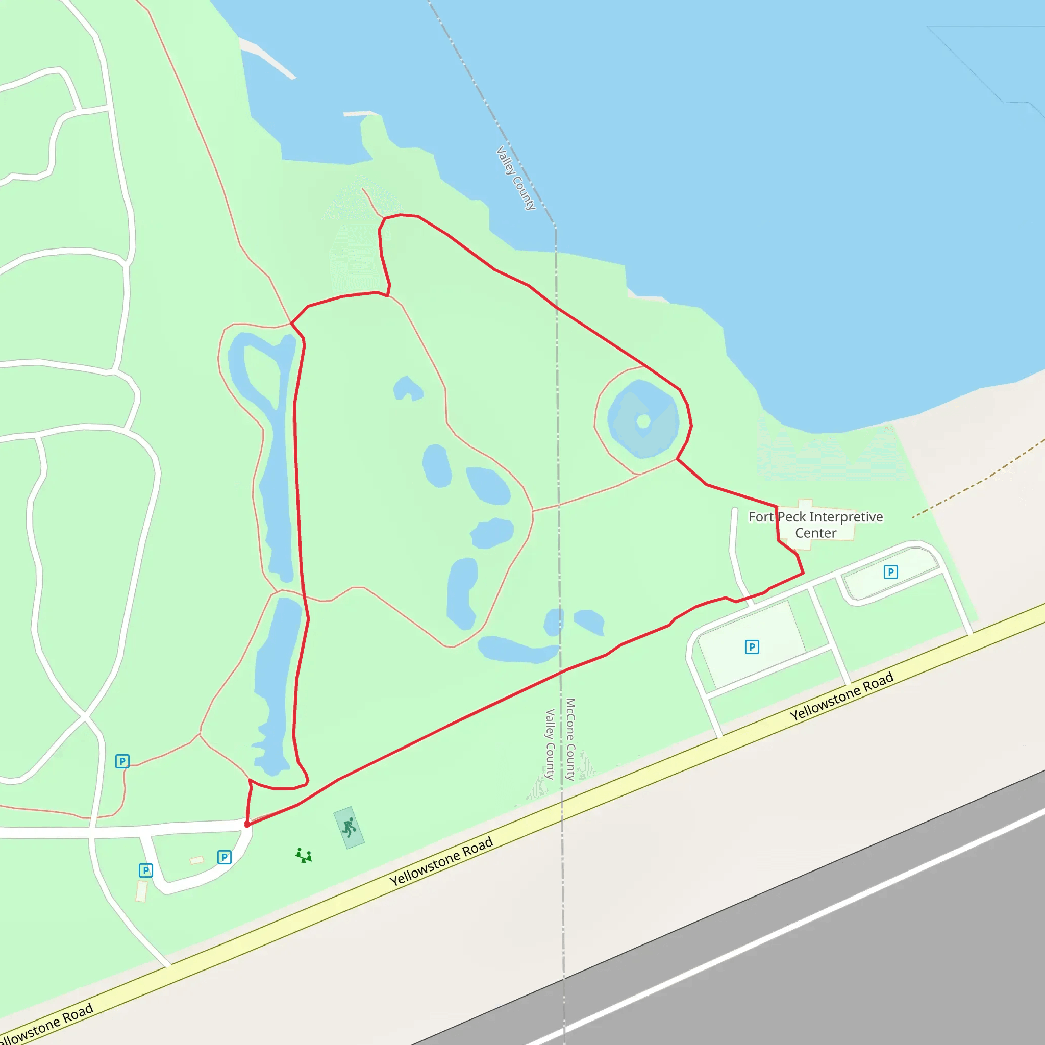 Duck Creek Loop mobile static map