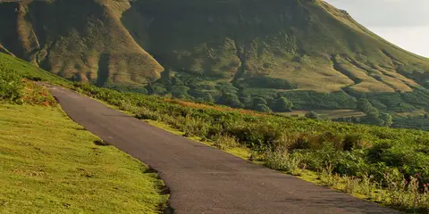 An image depicting the trail Llangors to Craswall Walk and its surrounding area.