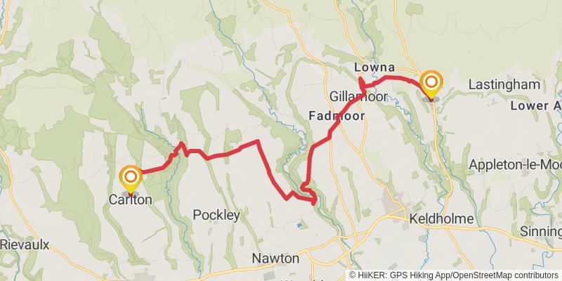 Tabular Hills Walk stage 4 Map