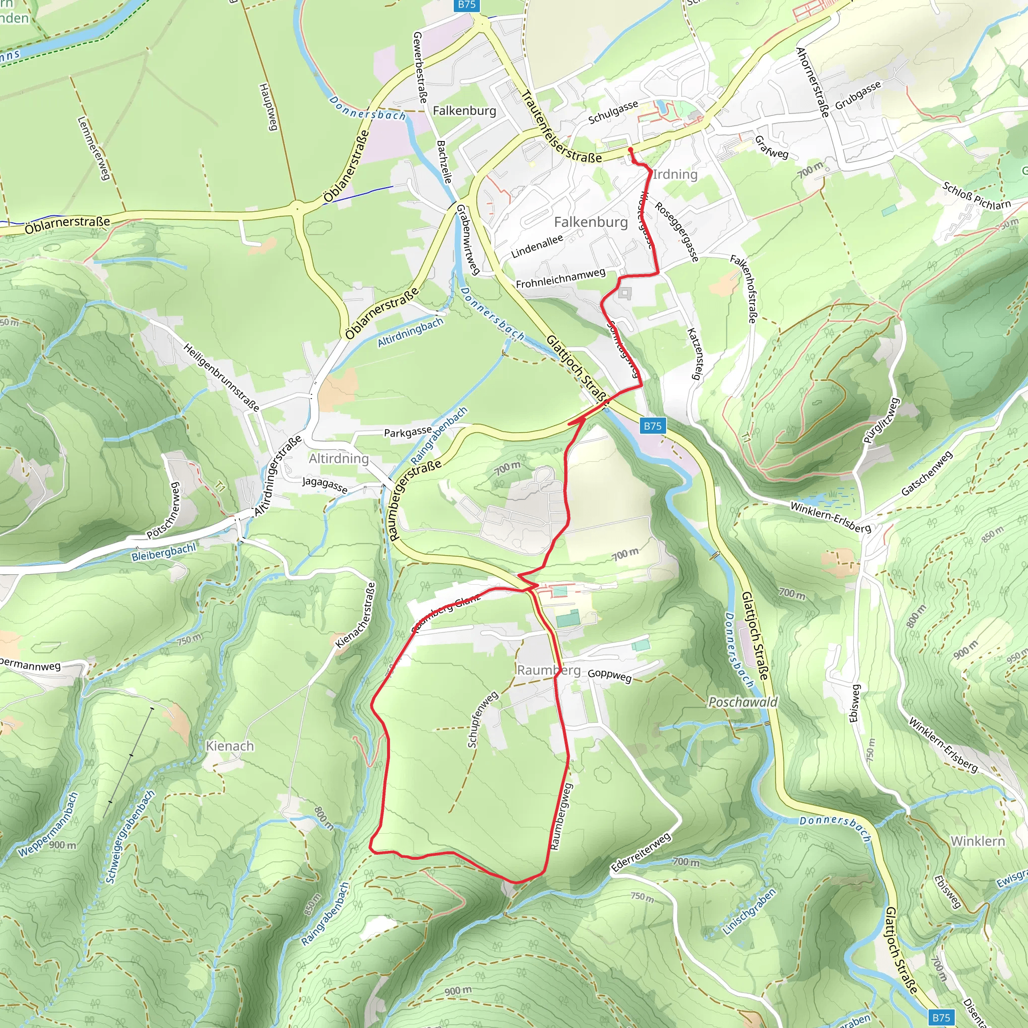 Roundway Raumberg mobile static map