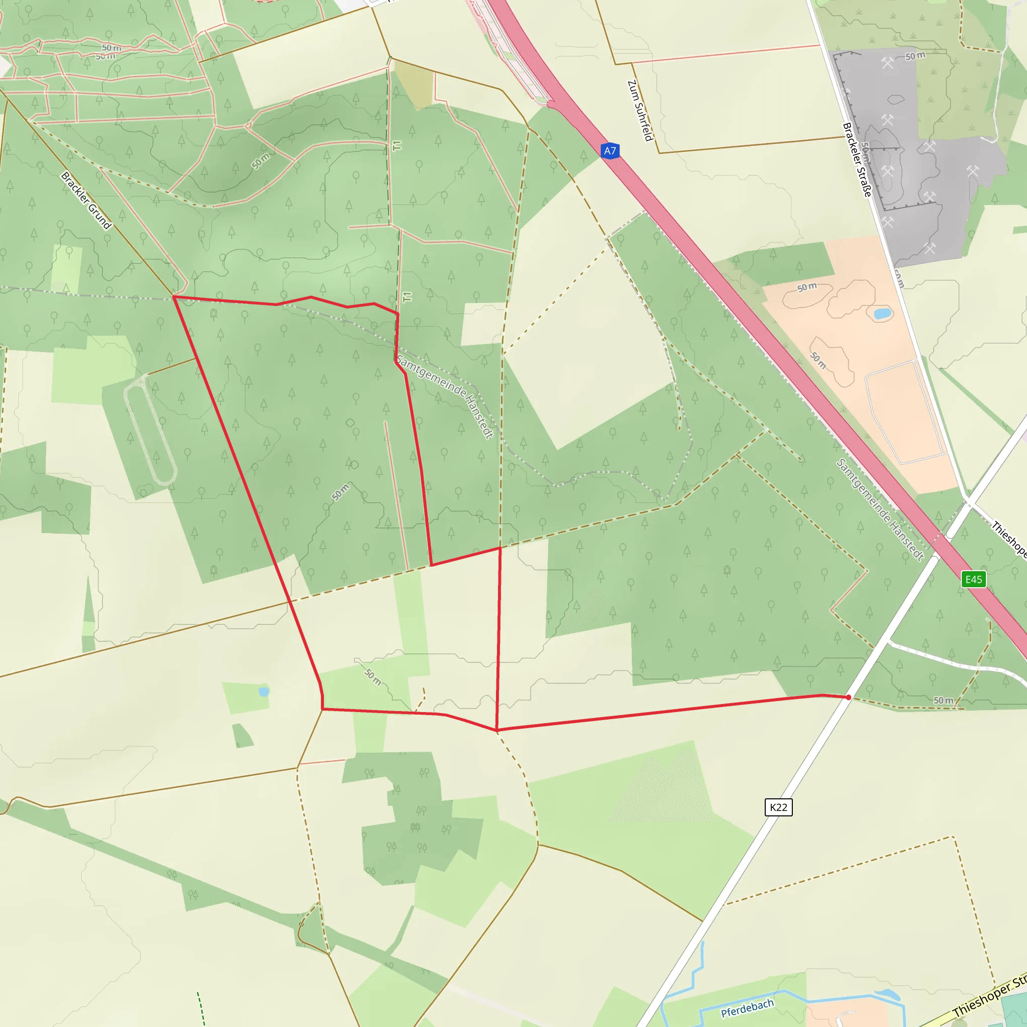 Steinbeckswriete Loop mobile static map