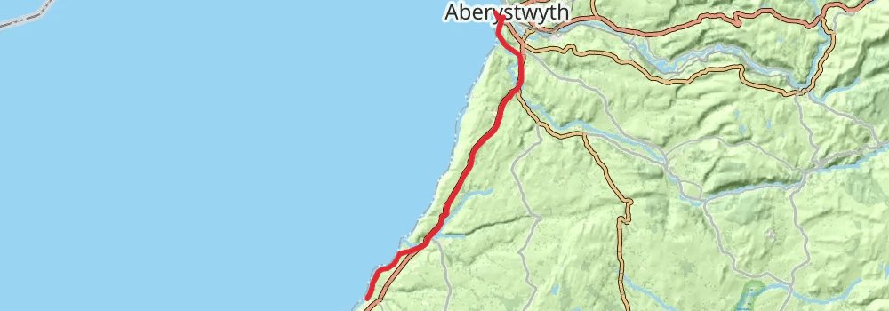 Wales Coast Path stage 35 Map