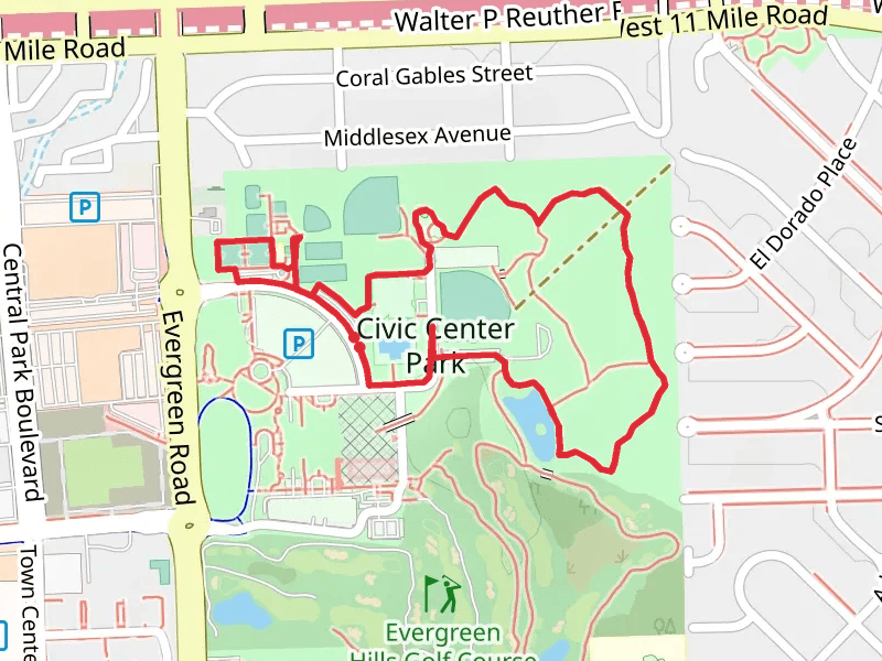 Civic Center Park Loop