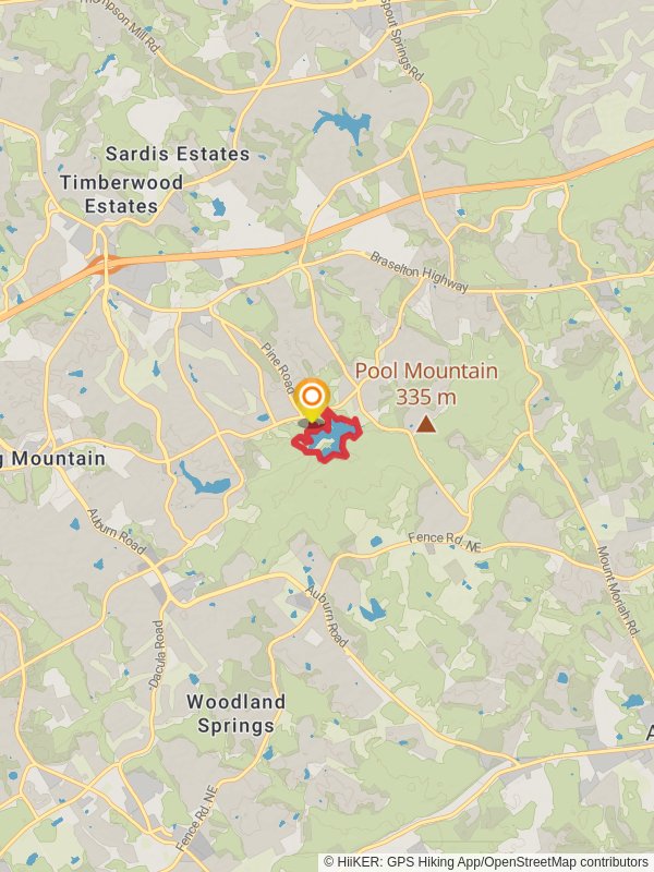 Miller Lake Trail from Hog Mountain Road