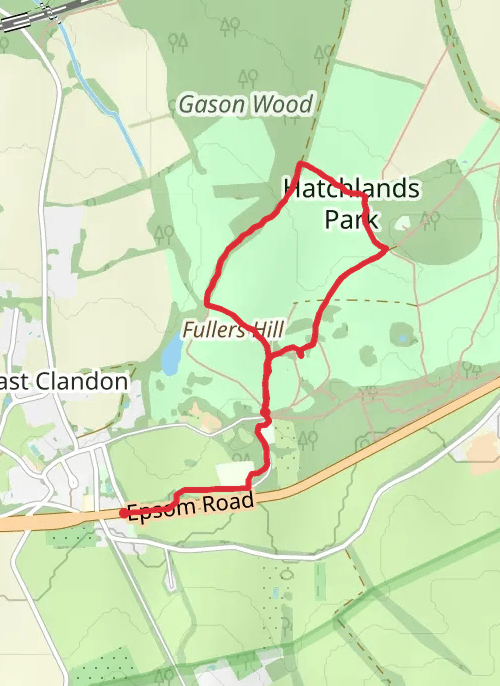 Hatchlands  mobile static map