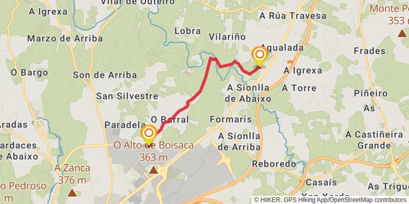 Camino Ingles alt 6 Map