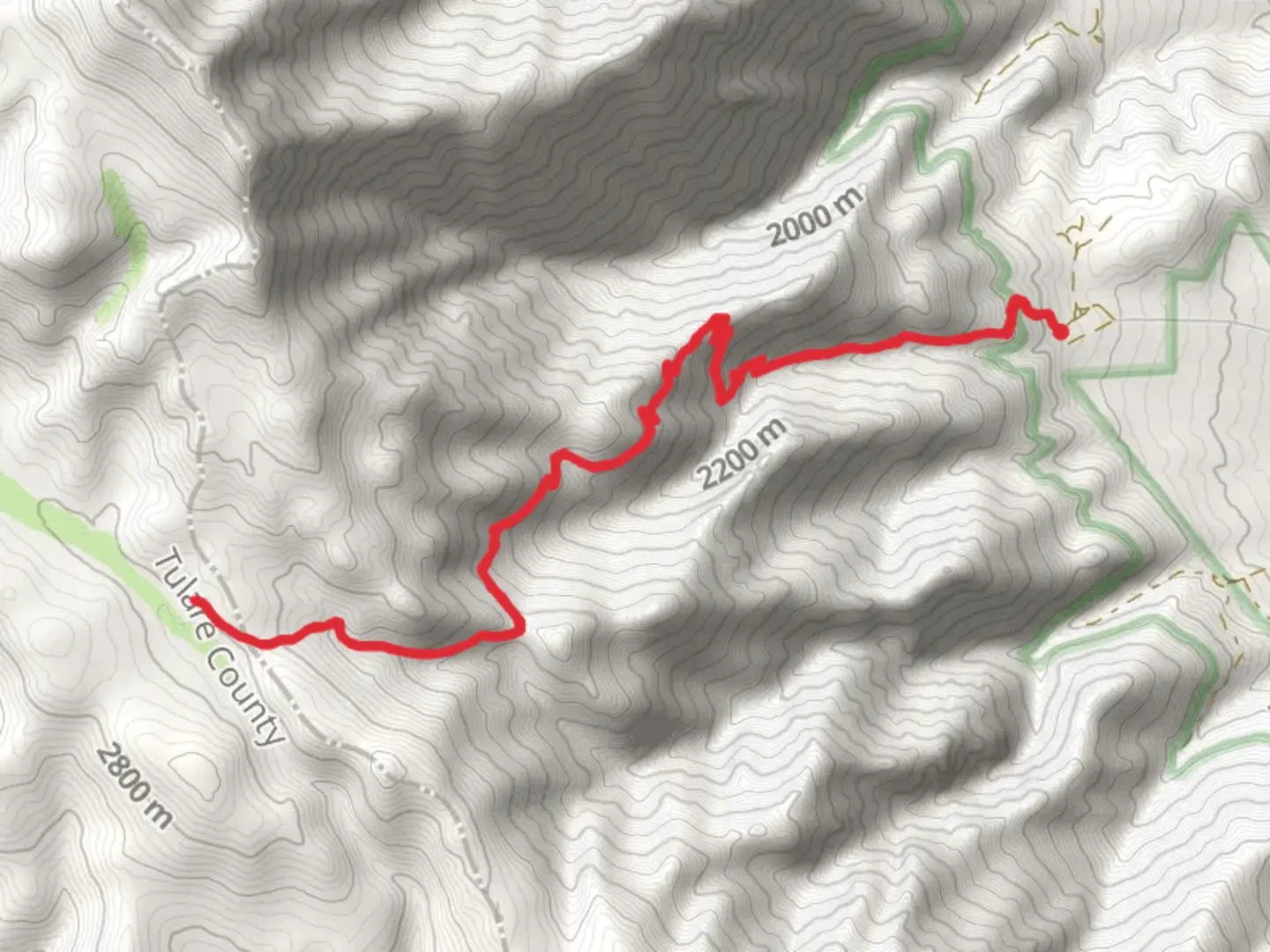 An image depicting the trail Olancha Pass Trail from Sage Flat Road and its surrounding area.