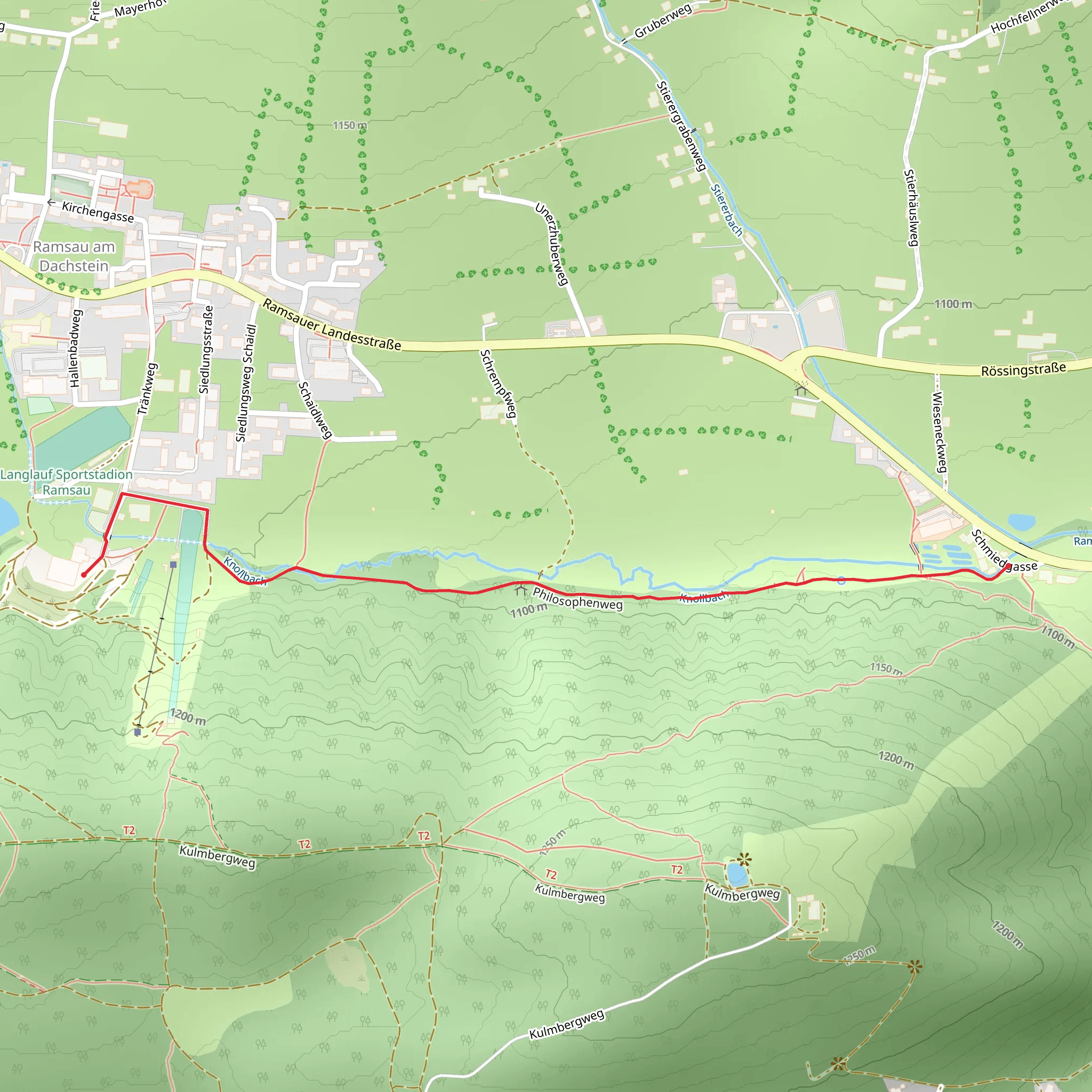 Philosophenweg mobile static map
