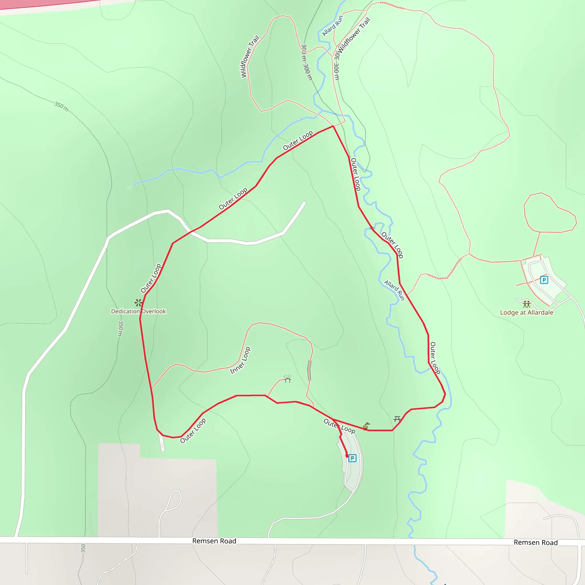 Outer Loop - Allard Run mobile static map