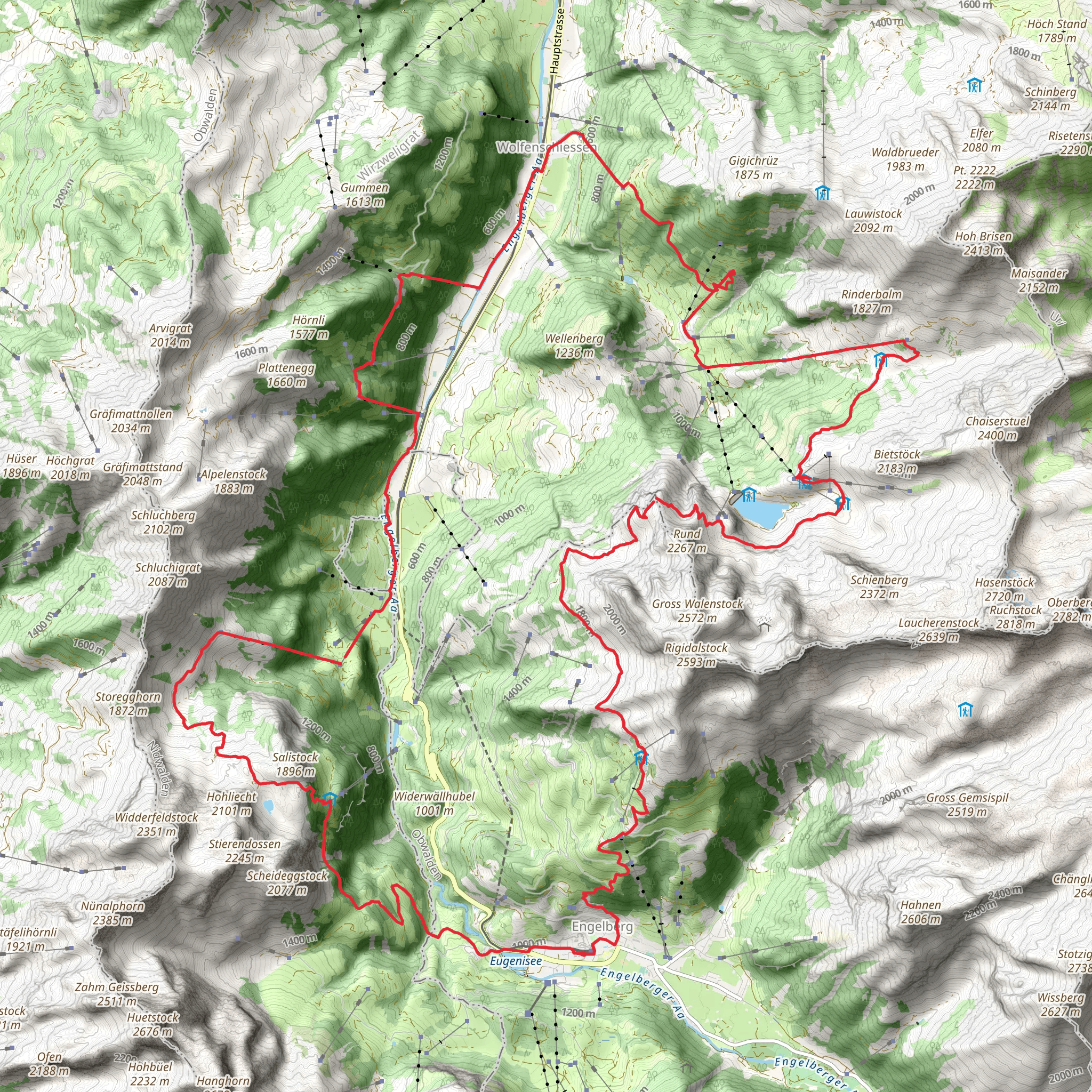 Buiräbähnli Safari mobile static map