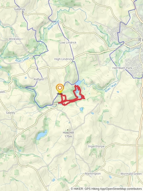 Half Moon Reservoir and Studley Lake North Yorkshire England