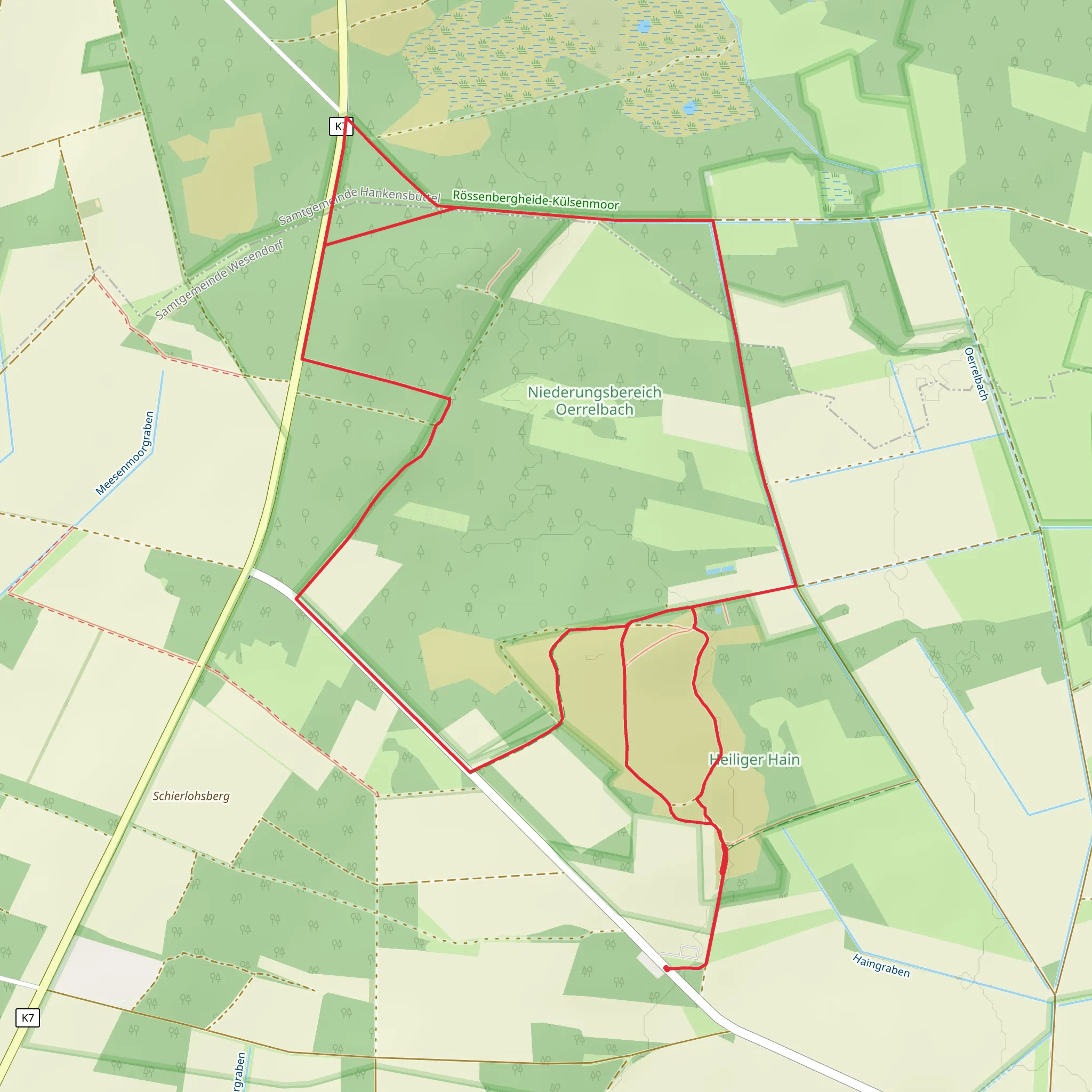 Heiliger Loop mobile static map