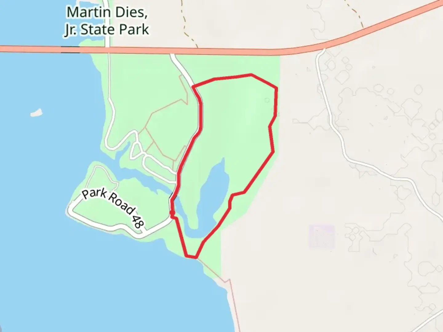 An image depicting the trail Slough Loop Trail and its surrounding area.