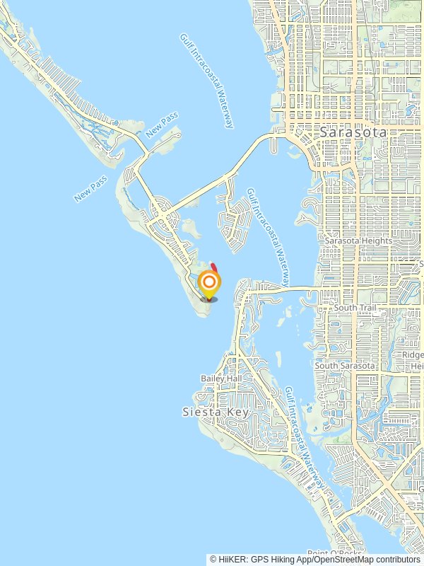 South Lido County Park Loop mobile static map