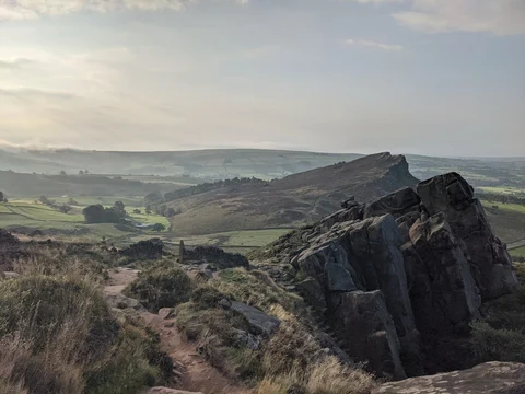 Hen Cloud and The Roaches from Gradbach