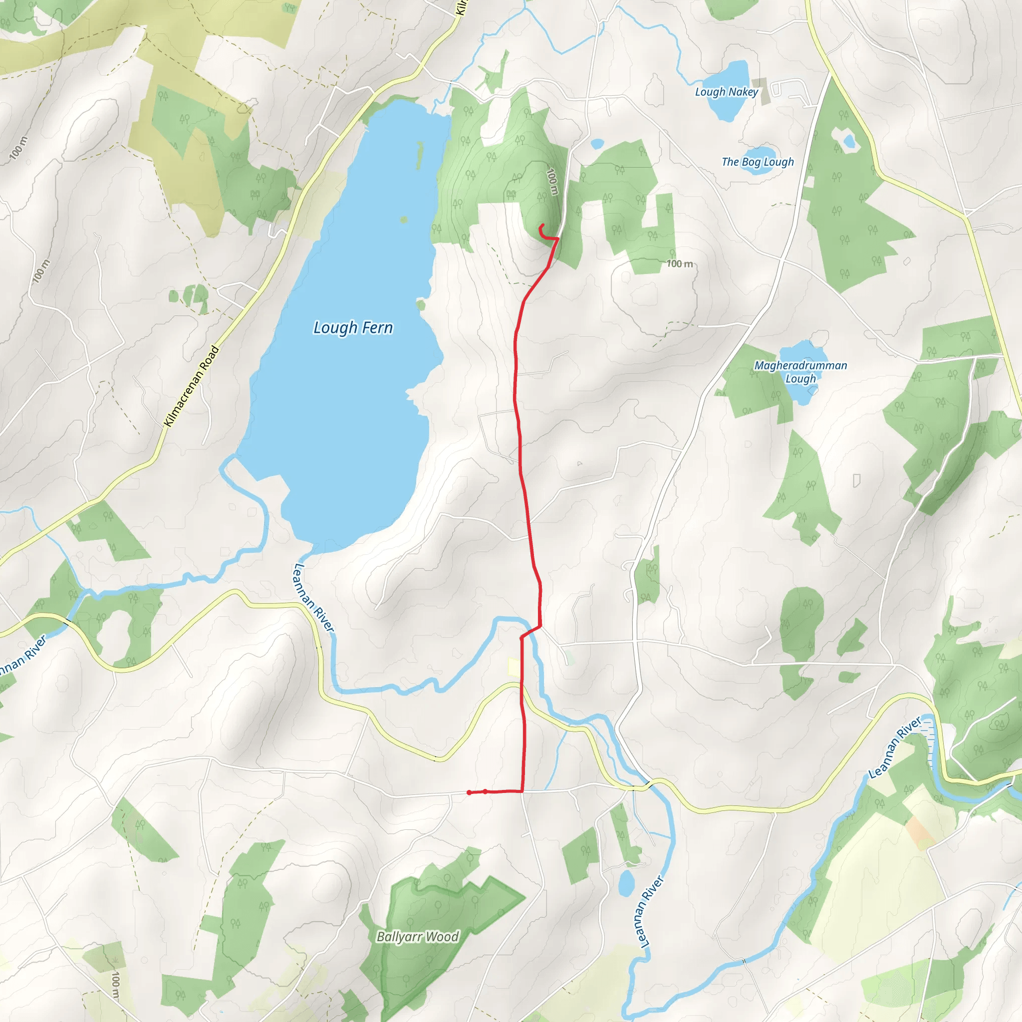 Moyle Hill mobile static map