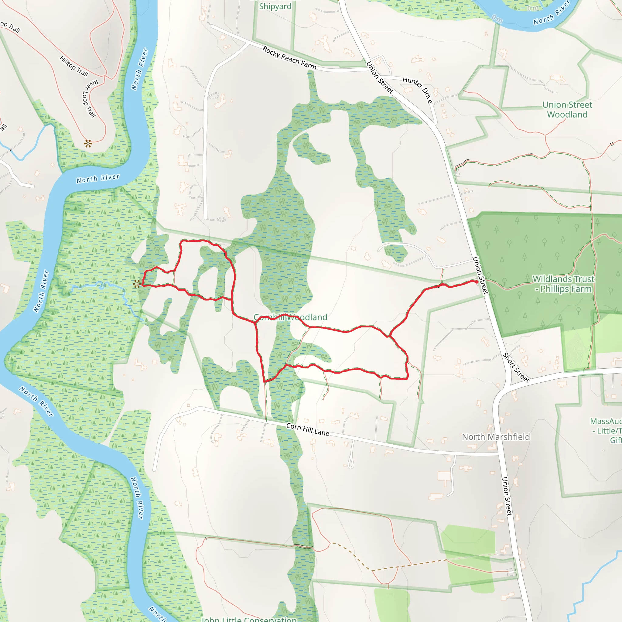 North River Loop mobile static map