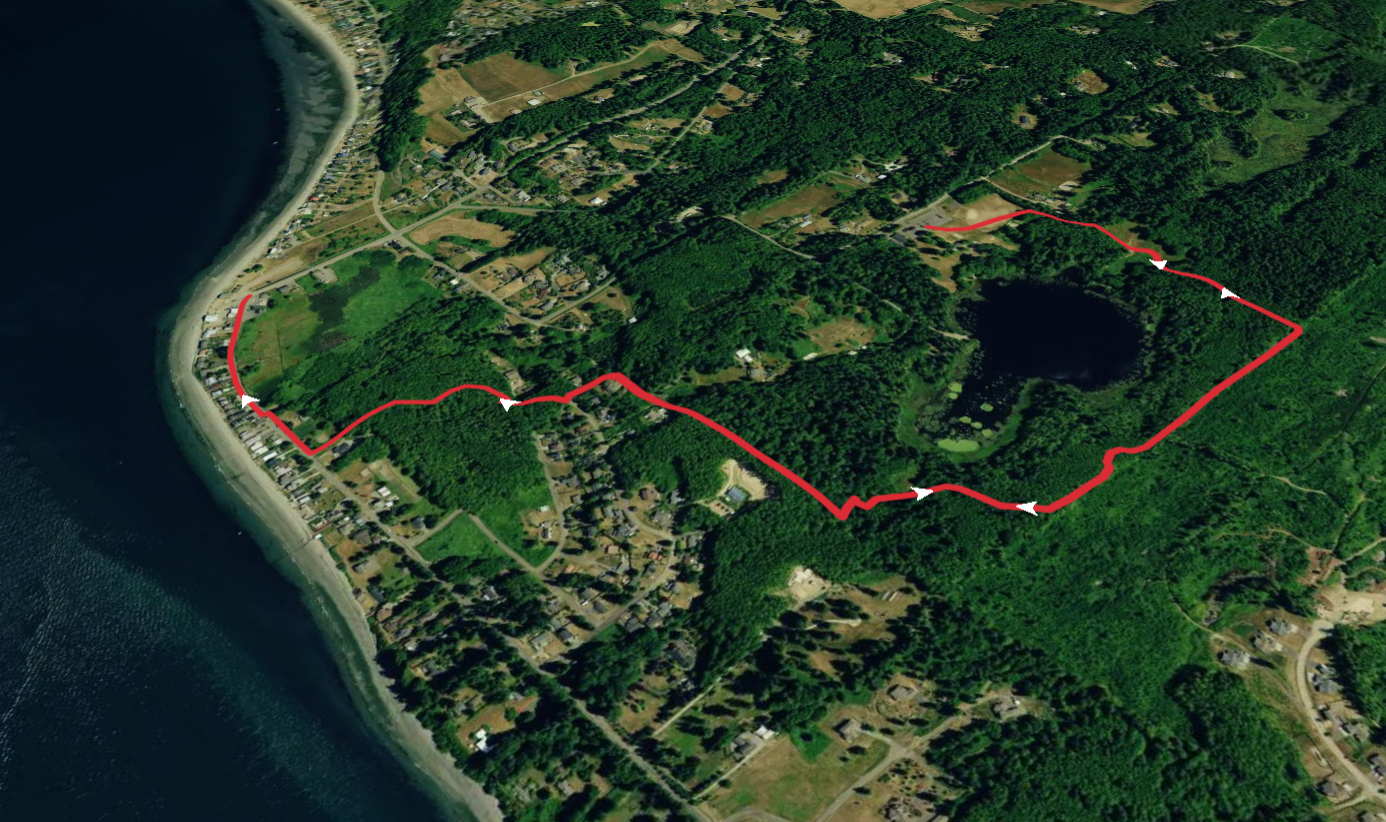 Buck Lake County Park to Norwegian Point Park