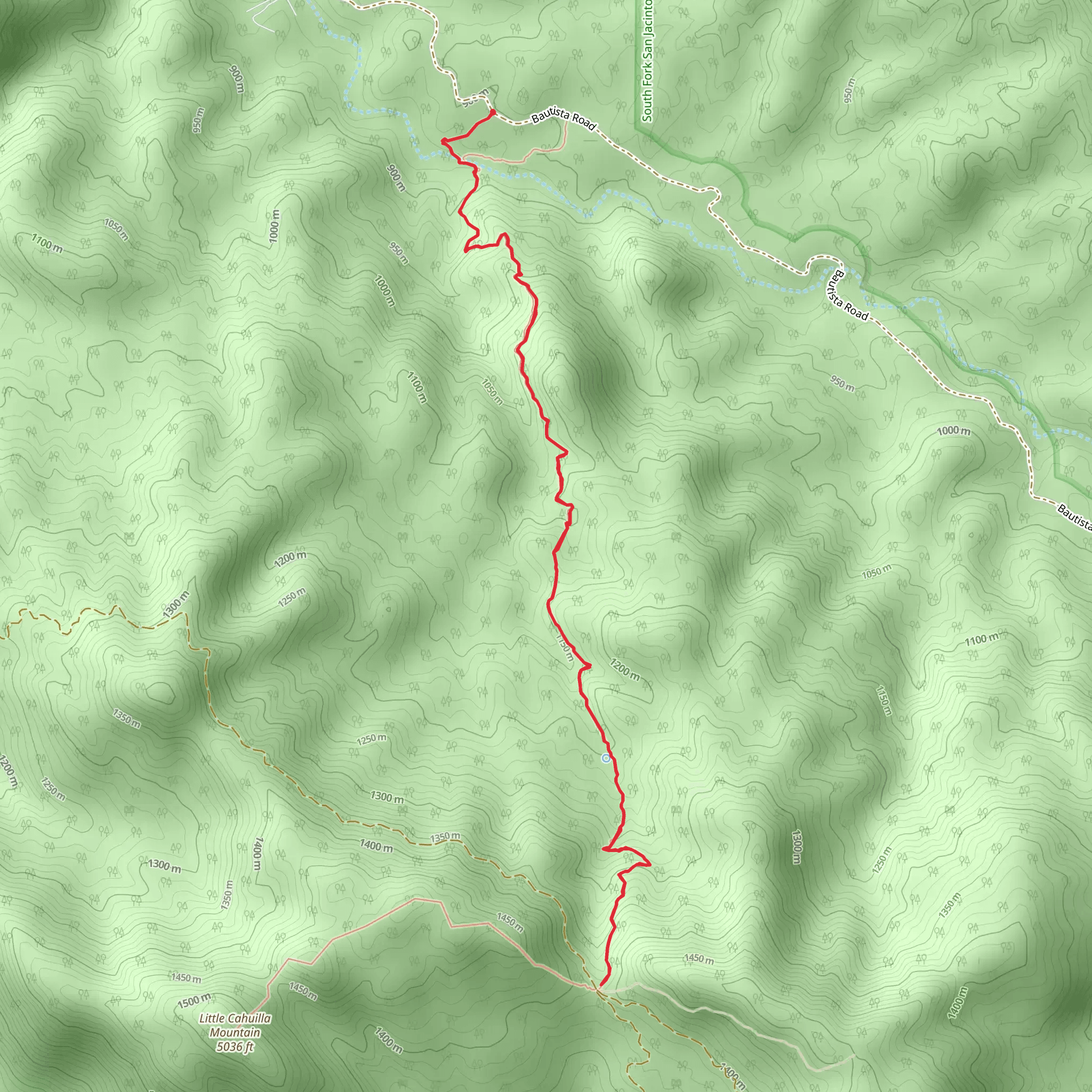 Allesandro Trail mobile static map