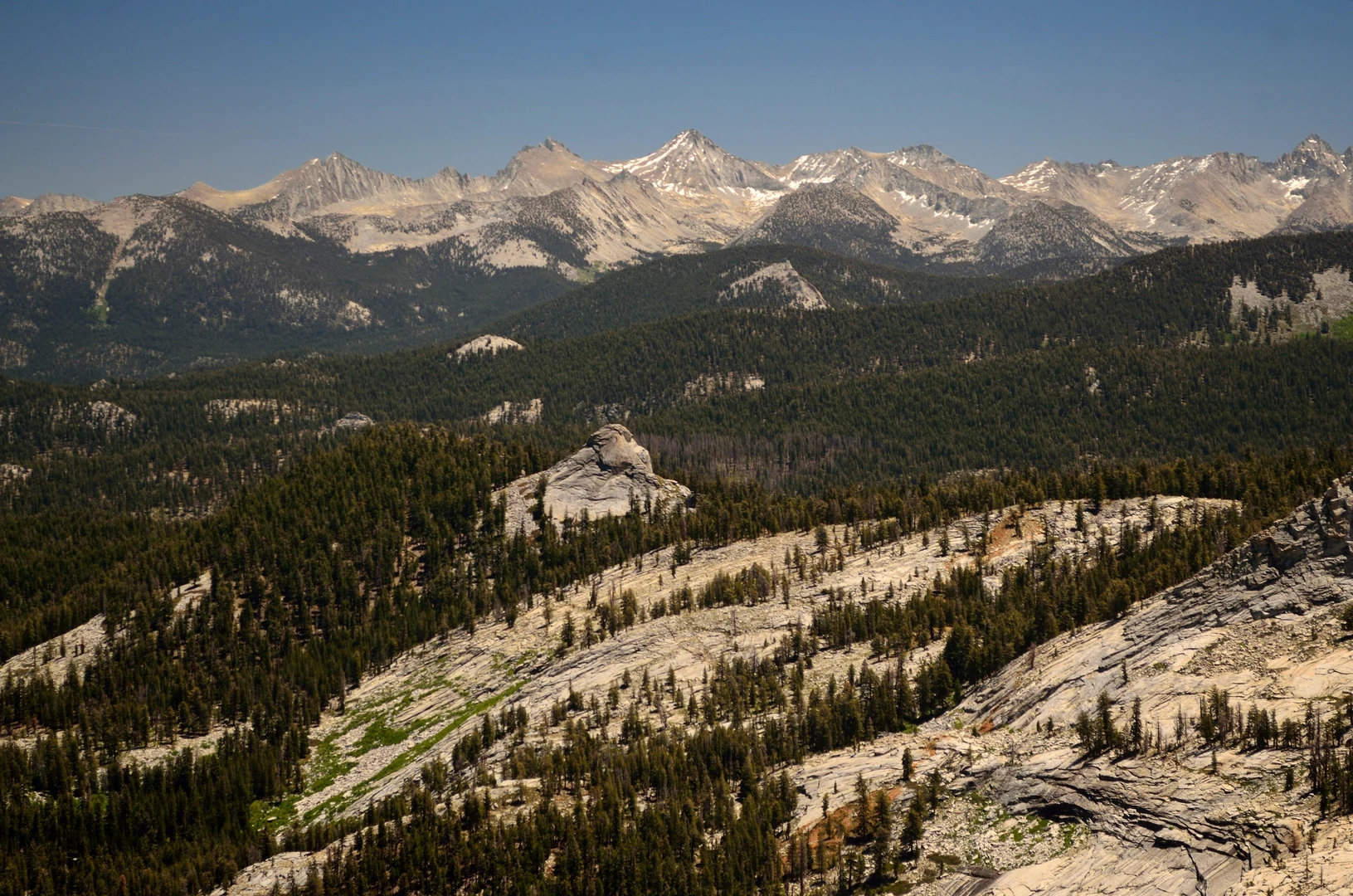 An image depicting the trail Poop Out Pass, Jennie Lake,JO Pass and Weaver Lake Loop Trail and its surrounding area.