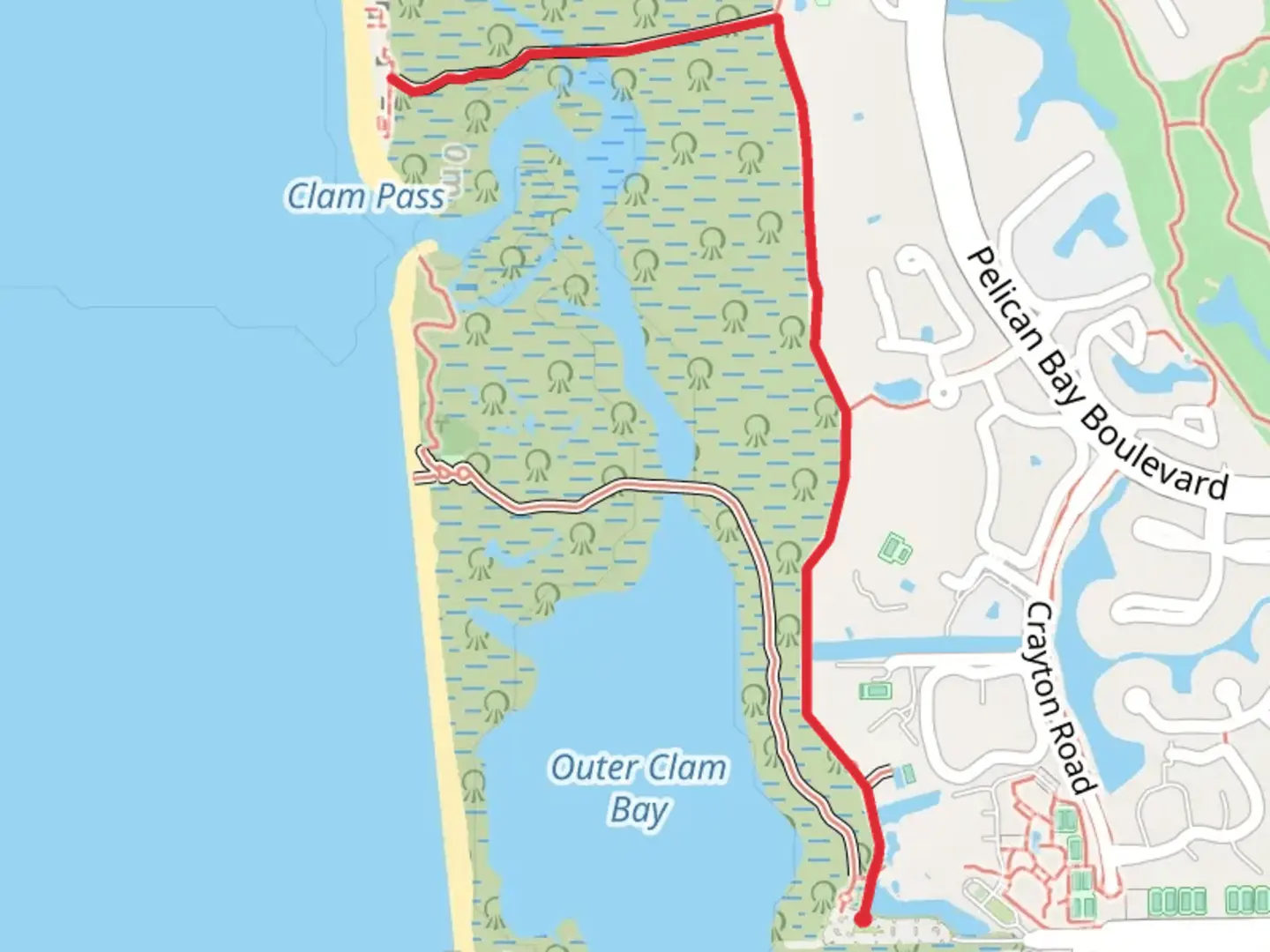 An image depicting the trail South Berm and South Boardwalk and its surrounding area.