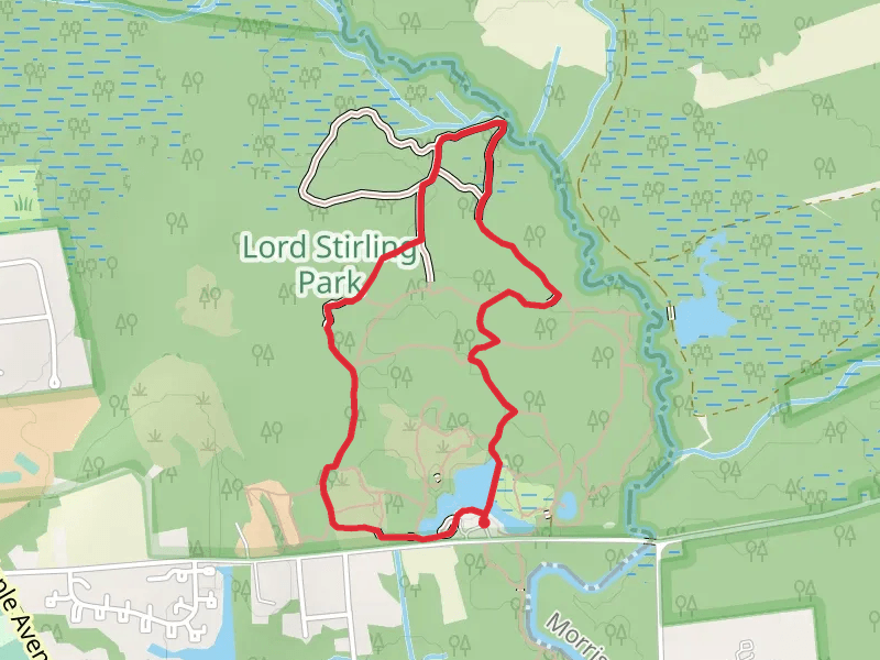 Red - Yellow Trail and Unblazed Loop