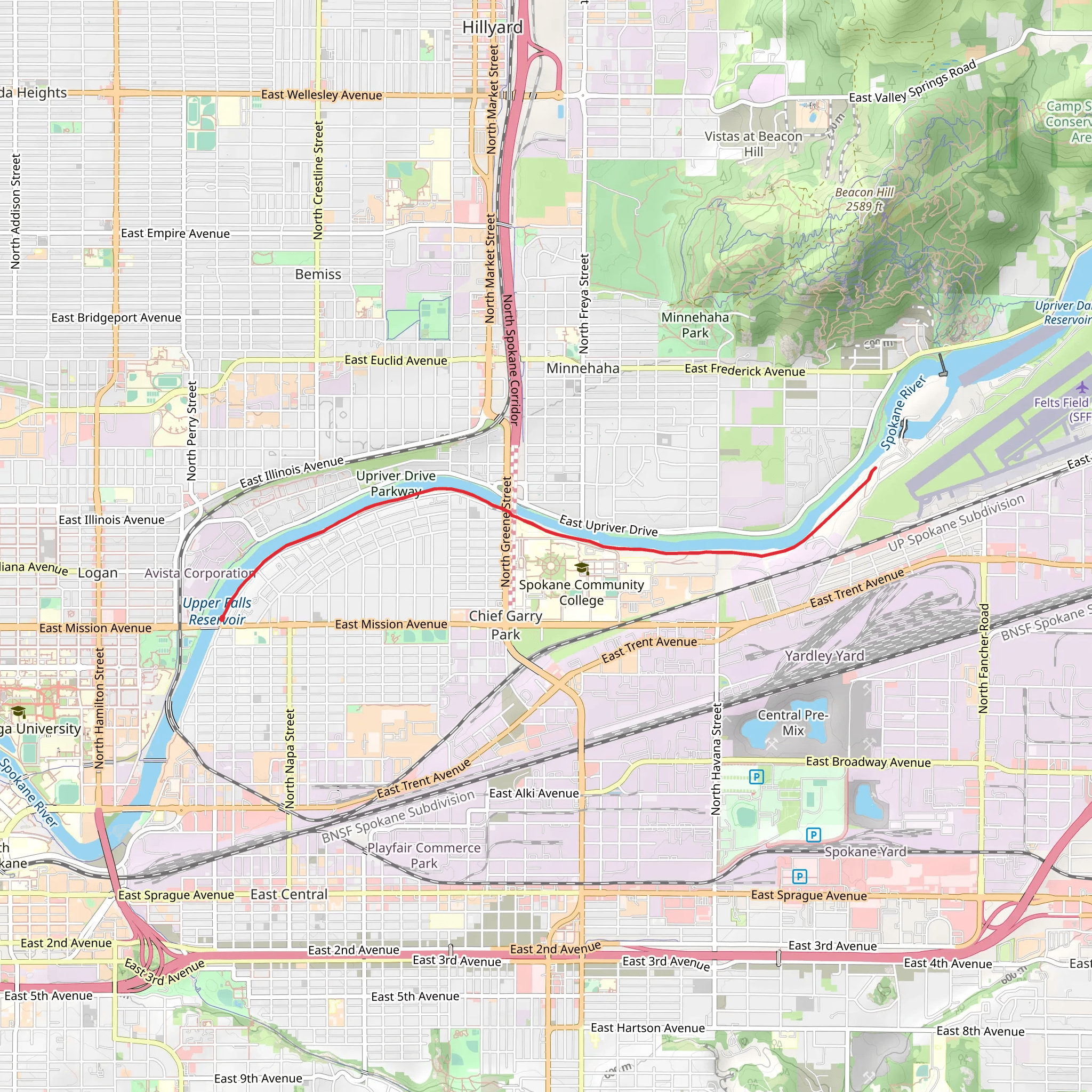 Tuffy's Trail mobile static map