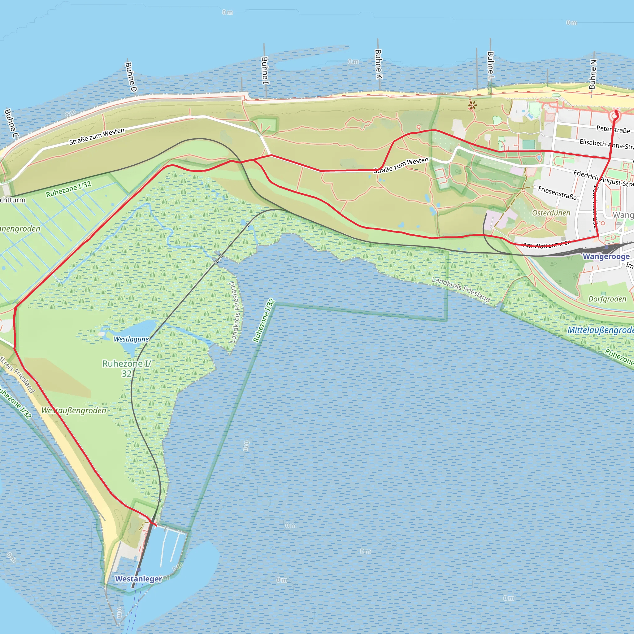 Westanleger mobile static map