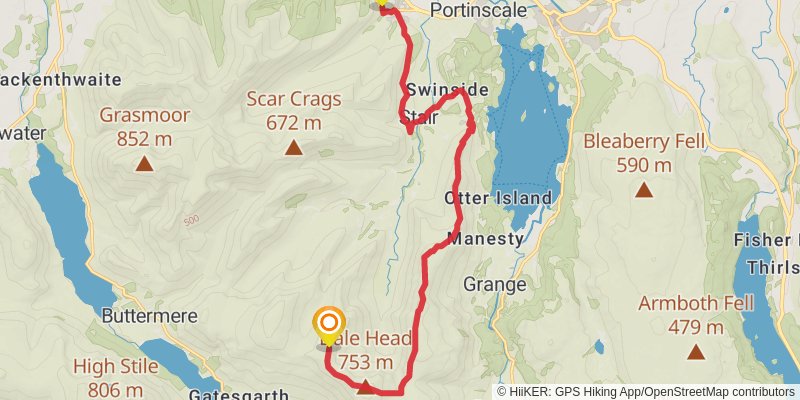 North West Cumbria Loop stage 4 Map