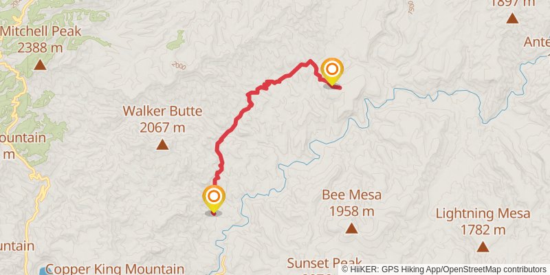 Woods Trail stage 2 Map