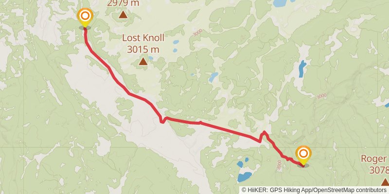 American Discovery Trail North Route stage 300 Map