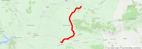 GR 7 - Andalucia stage 16 Map