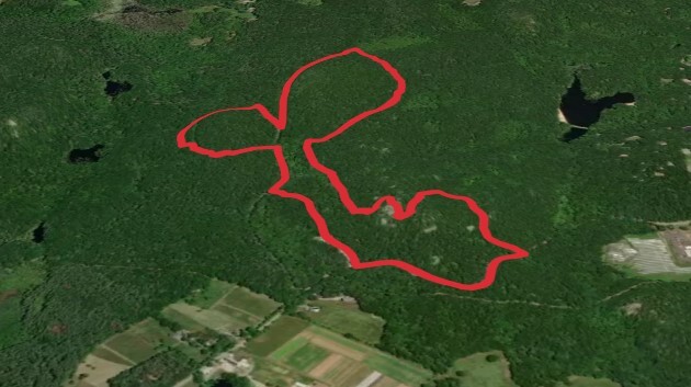 Powissett Peak and Strawberry Hill Loop via Yellow Blaze Trail