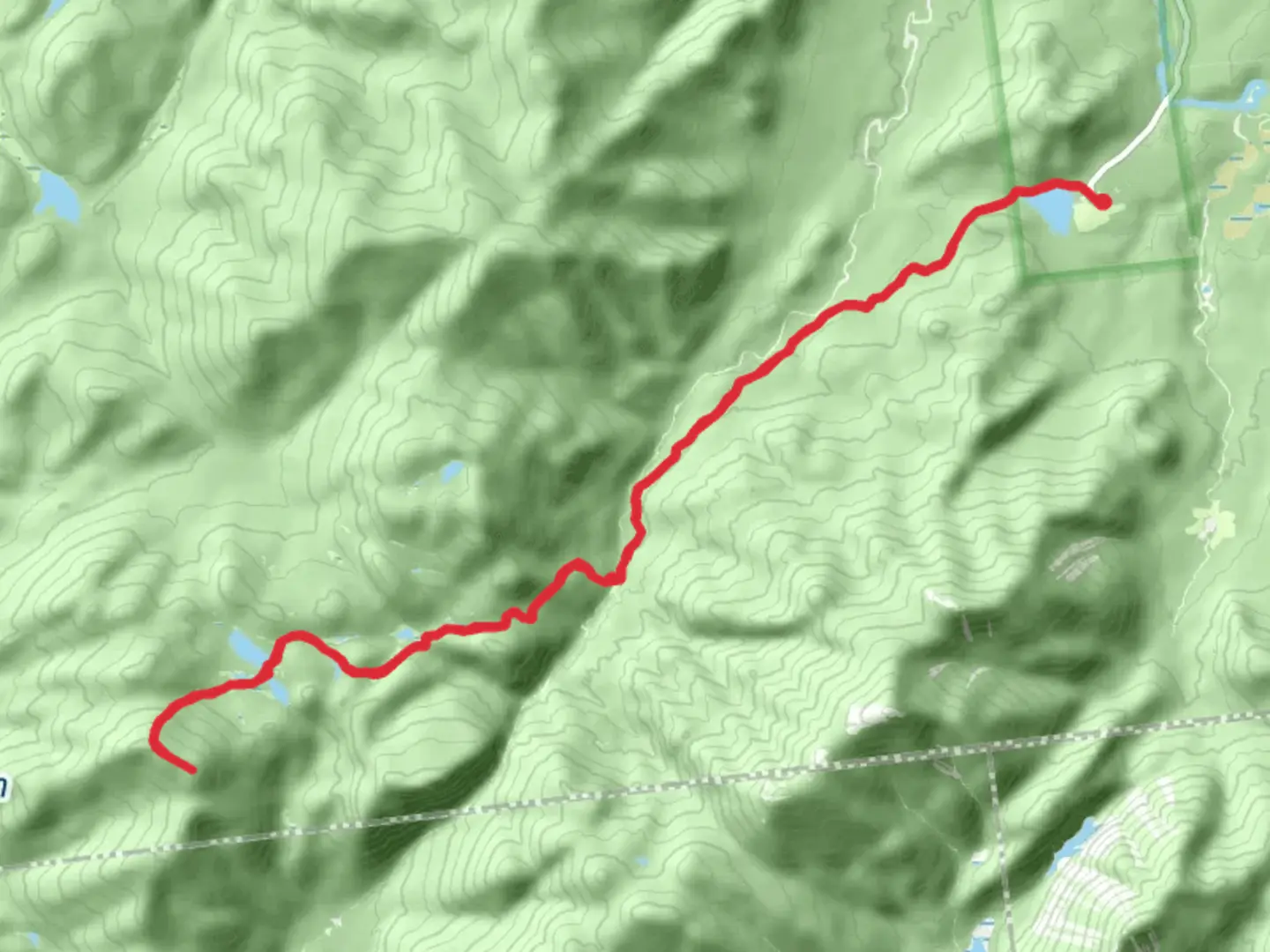 An image depicting the trail MacNaughton Mountain via Indian Pass Trail and its surrounding area.