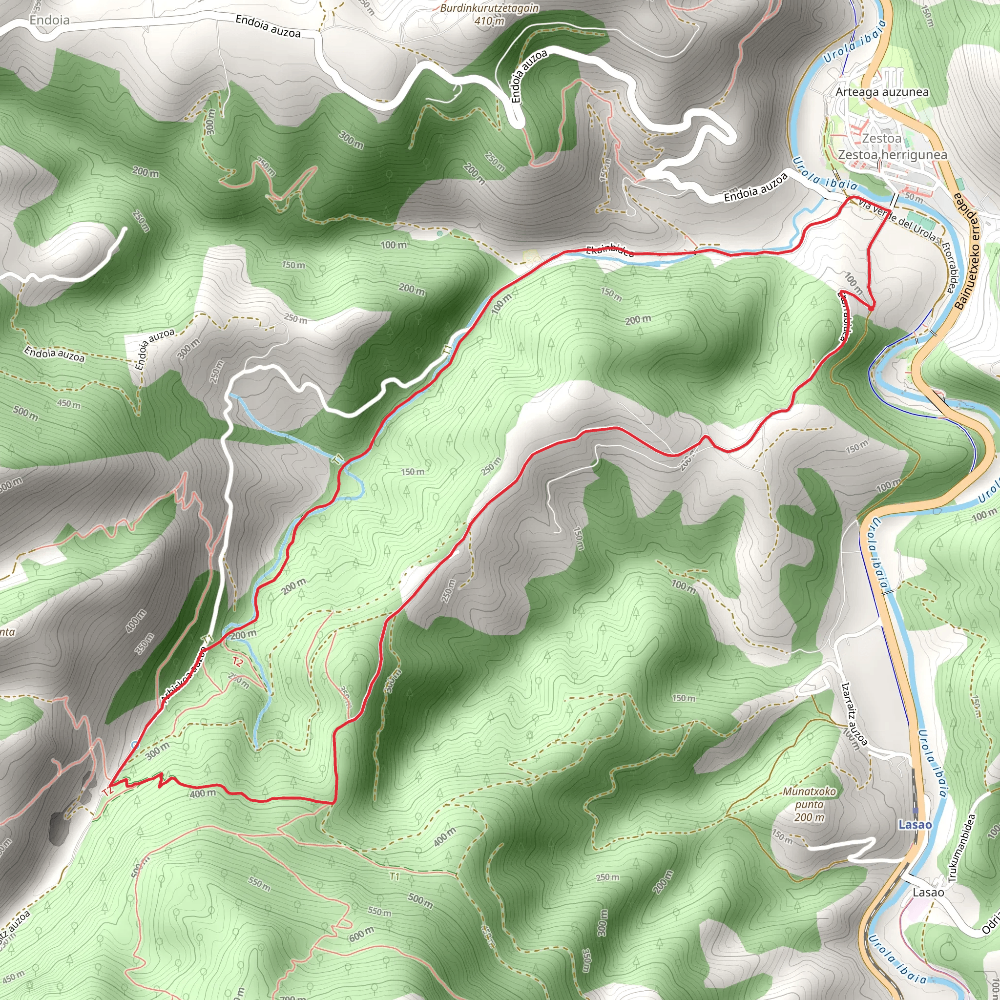 Lili - Goltzibar - Zestoa PR GI 41 mobile static map
