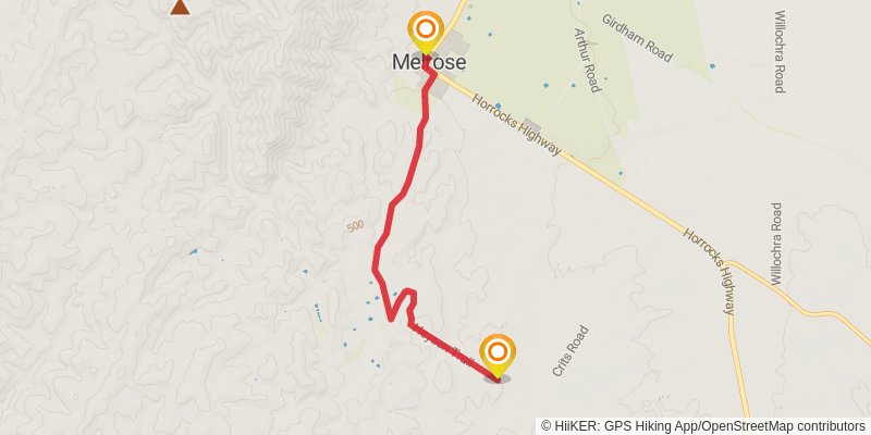 Heysen Trail stage 41 Map
