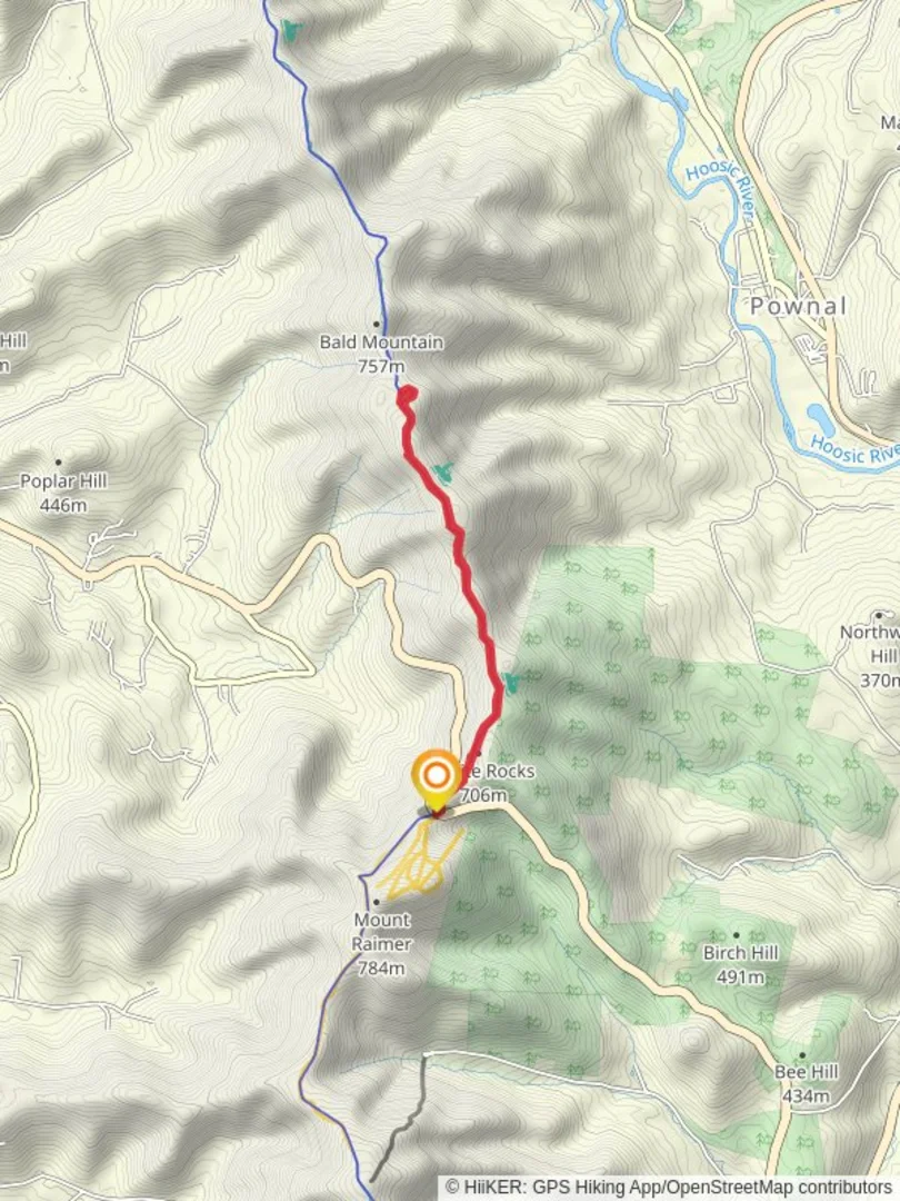 Snow Hole and White Rock Trail Rensselaer County New York