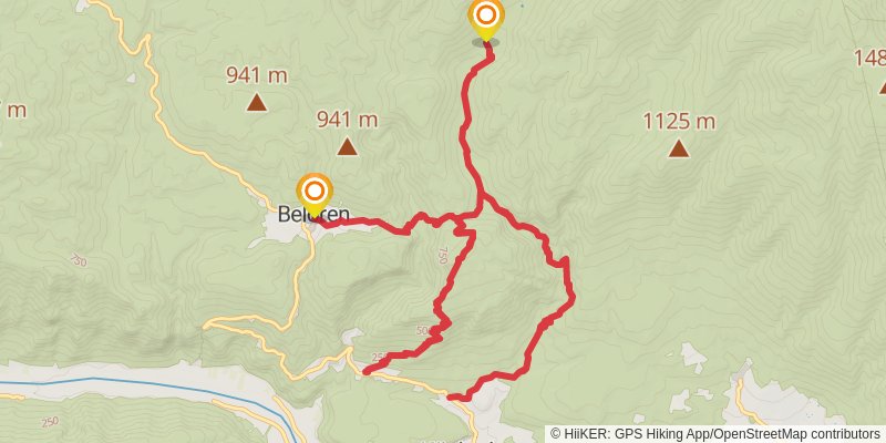 Lycian Way alt 6 Map