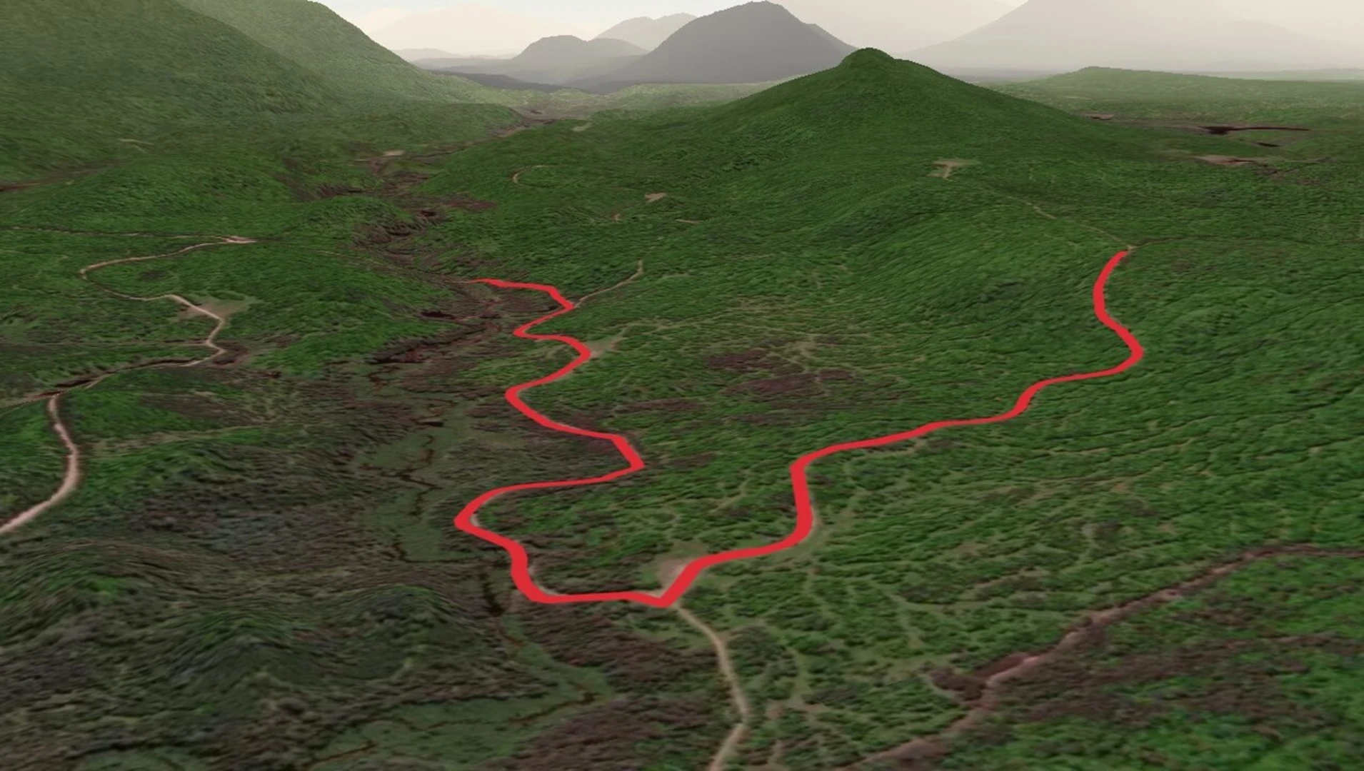 An image depicting the trail Salmon River Trail and its surrounding area.