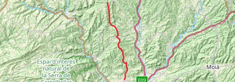 GR 179 Sendero de los Maquis stage 3 Map