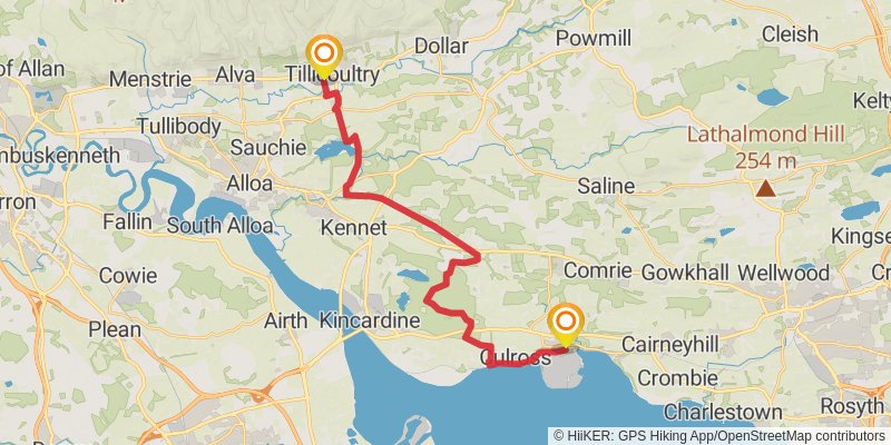 Stevenson Way stage 23 Map